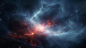 AI generated Nebula Quasar Background photo
