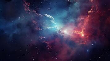 AI generated Nebula Quasar Background photo