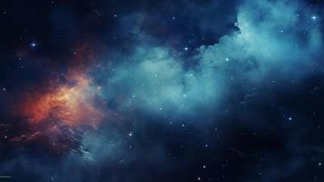 AI generated Nebula Space Background photo