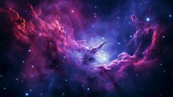 AI generated Nebula Stellar Evolution Background photo