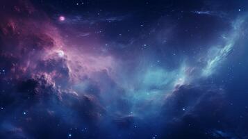 AI generated Nebula Universe Background photo