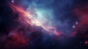 AI generated Nebula Telescopic Background photo