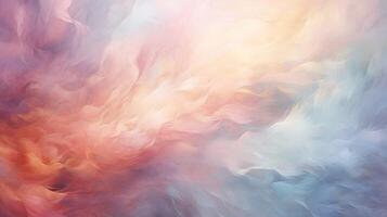 AI generated Oil Painting Abstract Ethereal Background photo
