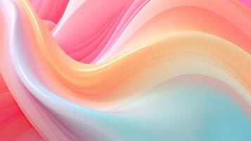 AI generated Pastel Graphic Design Background photo