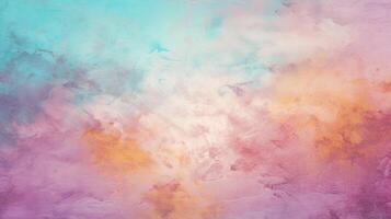 AI generated Pastel Grunge Background photo