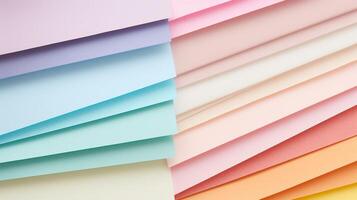 AI generated Pastel Paper Texture Background photo