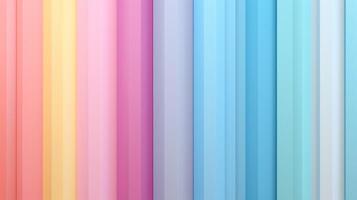 AI generated Pastel Striped Background photo