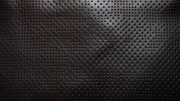 AI generated Perforated Leather Background photo