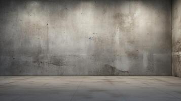 AI generated Polished Concrete Background photo