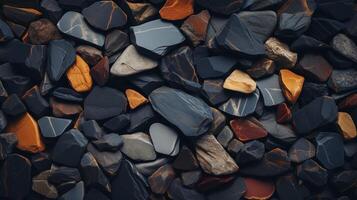 AI generated Polished Stone Background photo