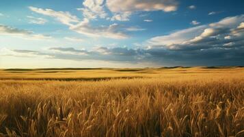 AI generated Prairie Nature Background photo