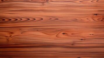 AI generated Red Cedar Wood Background photo