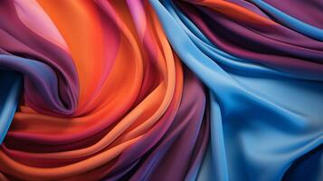 AI generated Rayon Fabric Background photo