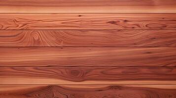 AI generated Red Cedar Wood Background photo