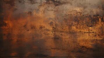 AI generated Rustic Metal Texture Background photo