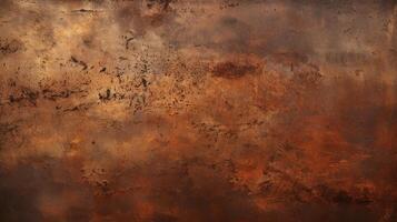 AI generated Rustic Metal Texture Background photo