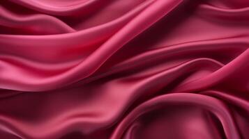 AI generated Silk Fabric Background photo