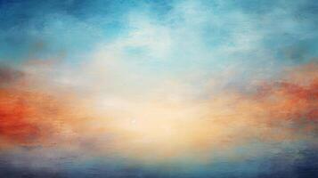 AI generated Sky with Abstract Expressionism Background photo