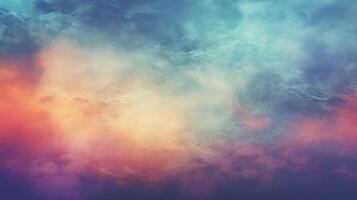 AI generated Sky with Abstract Grunge Background photo