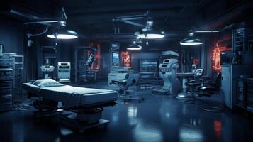 AI generated medical high quality background photo