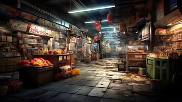 AI generated shoping high quality backgrounds photo