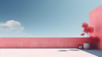 AI generated Minimalist Designs background photo