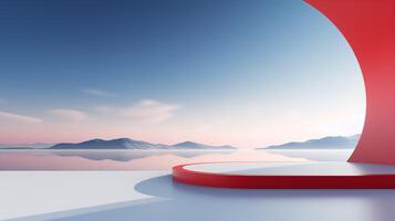 AI generated Minimalist Designs background photo