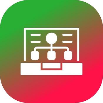 frente final desarrollo creativo icono diseño vector