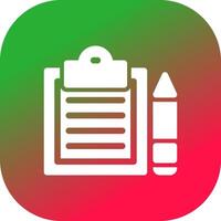 diseño de icono creativo de bloc de notas vector