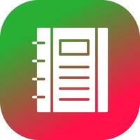 Notebook Creative Icon Design vector