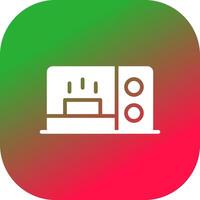 Microwave Creative Icon Design vector