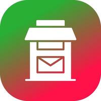 Postbox Creative Icon Design vector