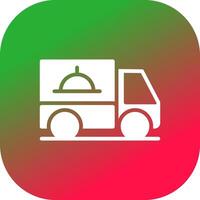 Delivery Van Creative Icon Design vector