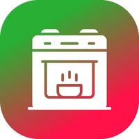 diseño de icono creativo de horno vector