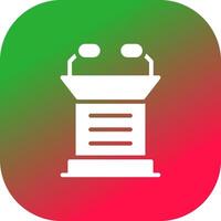 Lectern Creative Icon Design vector