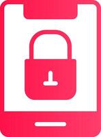 Lock Screen Creative Icon Design vector