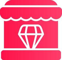 Diamond Shop Creative Icon Design vector