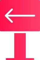 Left Creative Icon Design vector