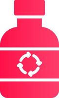 Ecological Bottle Creative Icon Design vector
