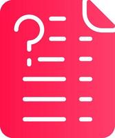 Question Creative Icon Design vector