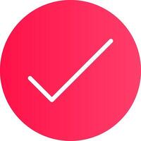 Check Creative Icon Design vector