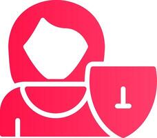 User Security Creative Icon Design vector