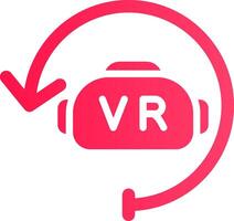 Virtual Reality Creative Icon Design vector