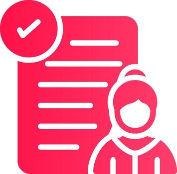 tarea establecido usuario pruebas creativo icono diseño vector
