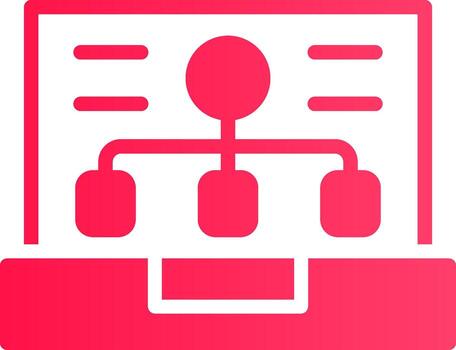 frente final desarrollo creativo icono diseño vector