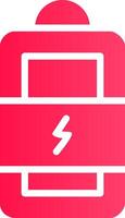 Charging Battery Creative Icon Design vector