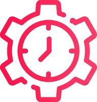 Time Management Creative Icon Design vector