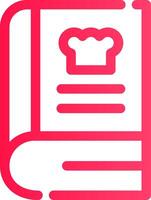 Recipes Creative Icon Design vector