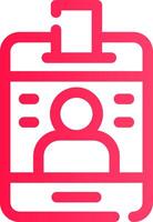 Ski Pass Creative Icon Design vector