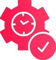 Time Management Creative Icon Design vector